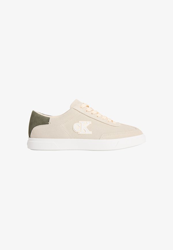 Calvin Klein BROOKE - SIGNATURE LOGO - Trainers - light cashew/lichen green