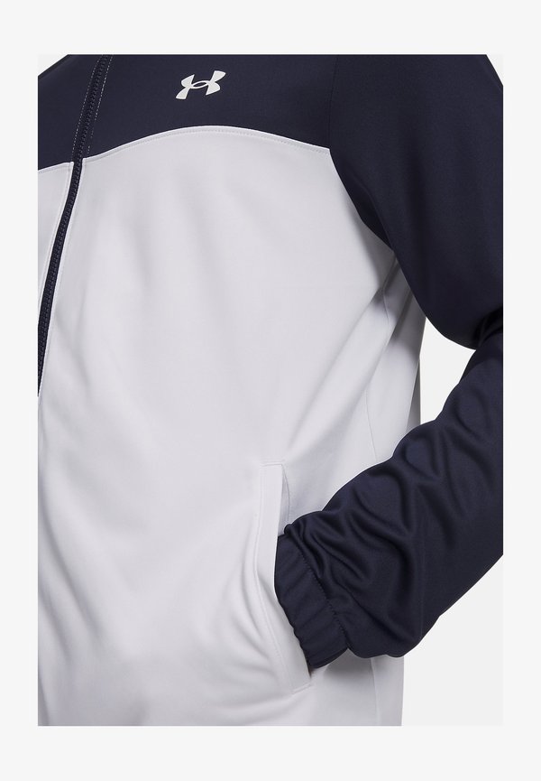 Under Armour RIVAL - Tracksuit - midnight navy / white / white