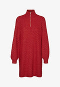 Vero Moda Knitted VMANJASTINNA Midi - Jumper dress - goji berry
