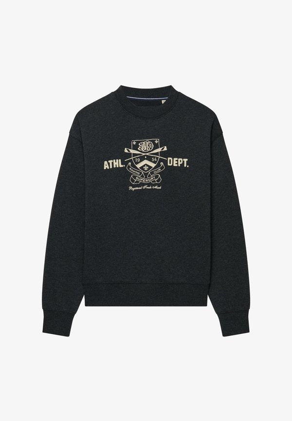 Superdry & Co SUPERDRY COUNTRY CLUB CREW SWEATSHIRT.. - Sweatshirt - phantom black marl