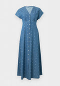 ONLY ONLNOVA DRESS WOVEN - Denim dress - medium blue denim