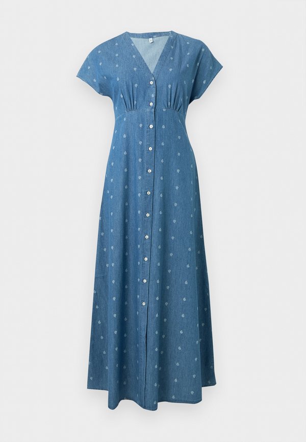 ONLY ONLNOVA DRESS WOVEN - Denim dress - medium blue denim