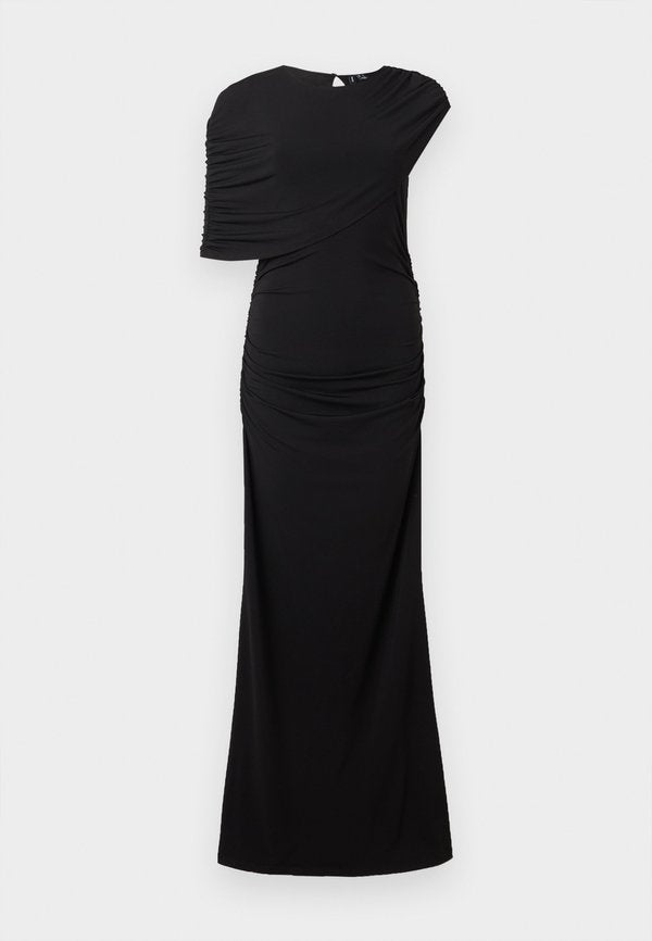 Vero Moda VMKASSANDRA CAPE MAXI DRESS  - Maxi dress - black