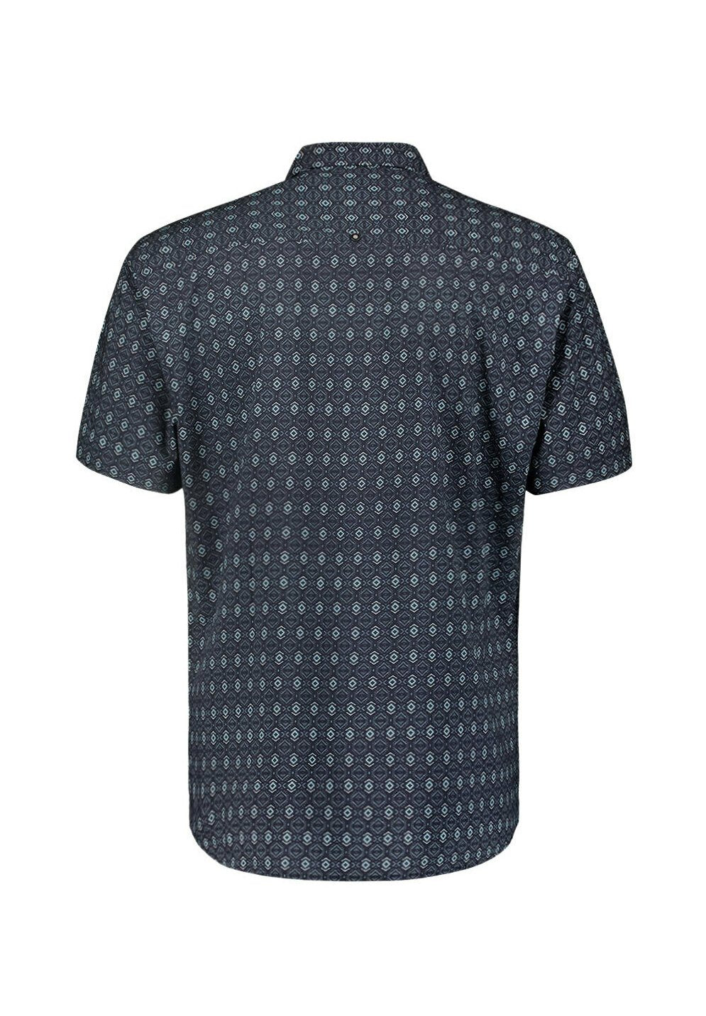 SHORT-SLEEVE WITH RESORT COLLAR AND GRAPHIC PATTERN Media 5