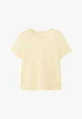 Mango Basic T-shirt - light yellow