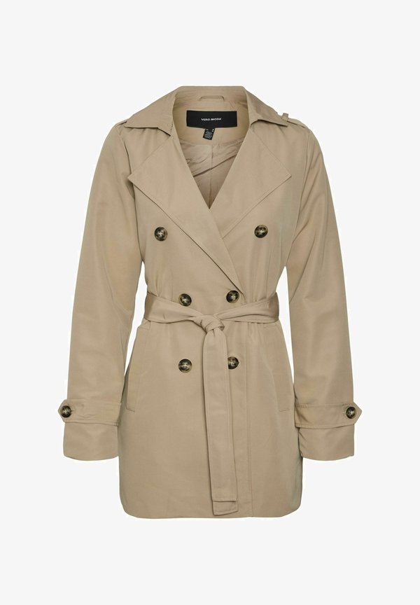 Vero Moda VMCHLOE - Trenchcoat - silver mink