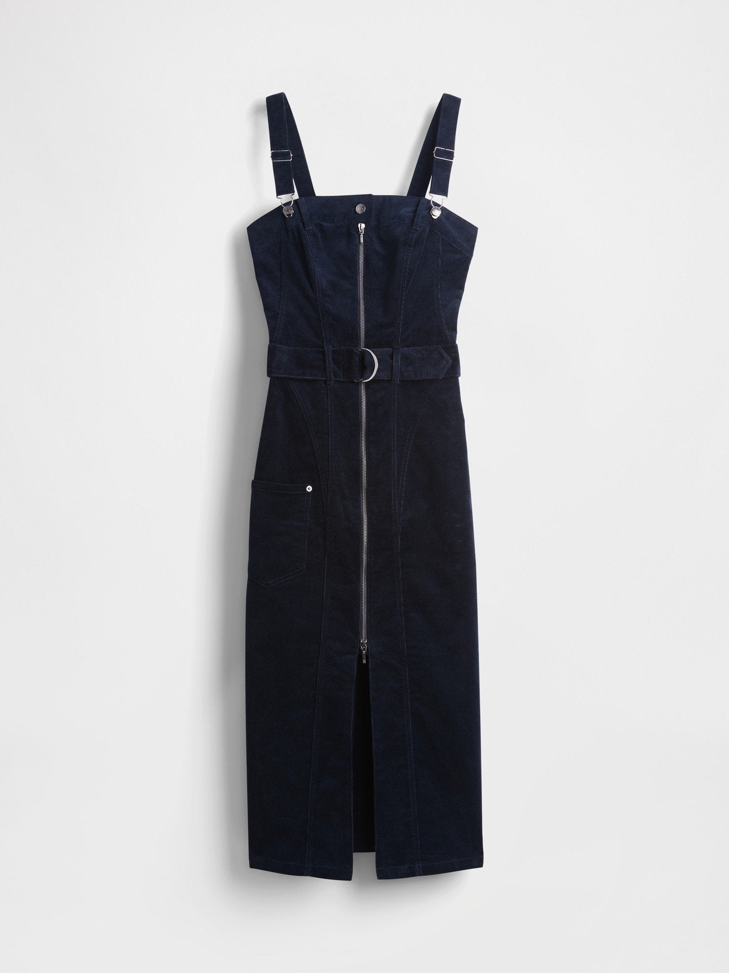 GAP GAPSTUDIO CORDUROY BELTED MIDI DRESS
