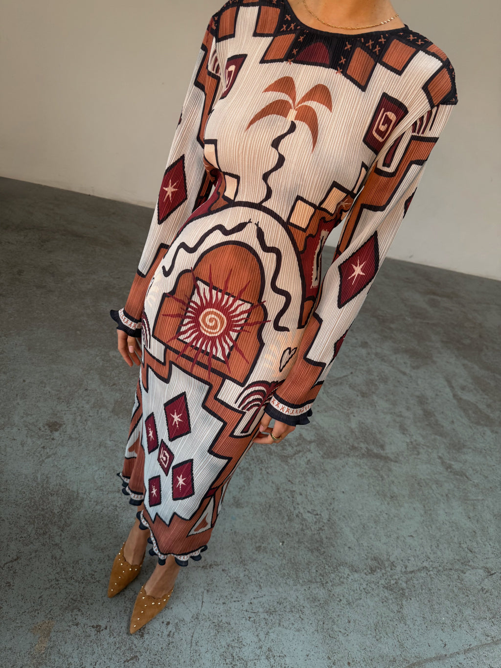 Never Fully Dressed GEORMETRIC GAIA DRESS