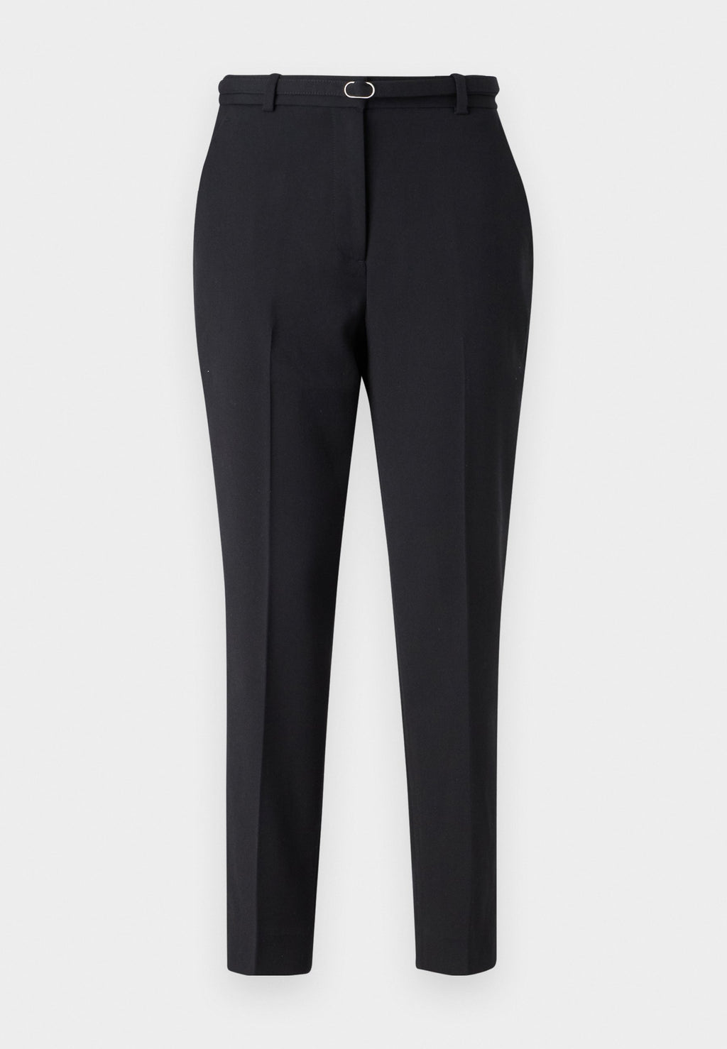 Abercrombie & Fitch Curve Love High Rise Belted Ankle Straight Pant