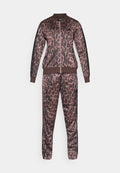 adidas Sportswear ESSENTIALS 3 STRIPES ANIMAL AOP - Tracksuit - multicolor/earth strata