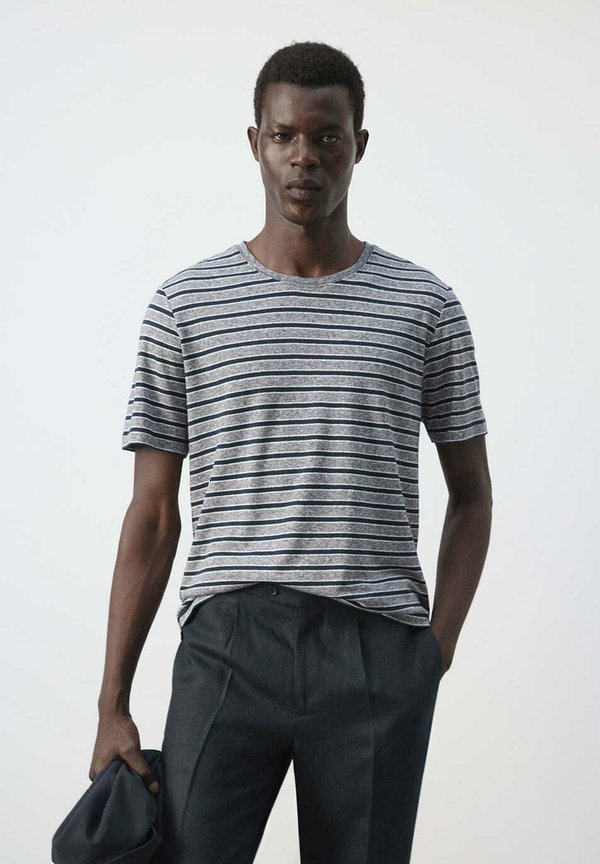 Mango ADULT - Print T-shirt - royal blue