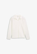 TOM TAILOR LANGARM MIT KRAGEN - Polo shirt - whisper white
