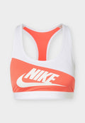 Nike Performance PAD BRA - Medium support sports bra - light crimson/white