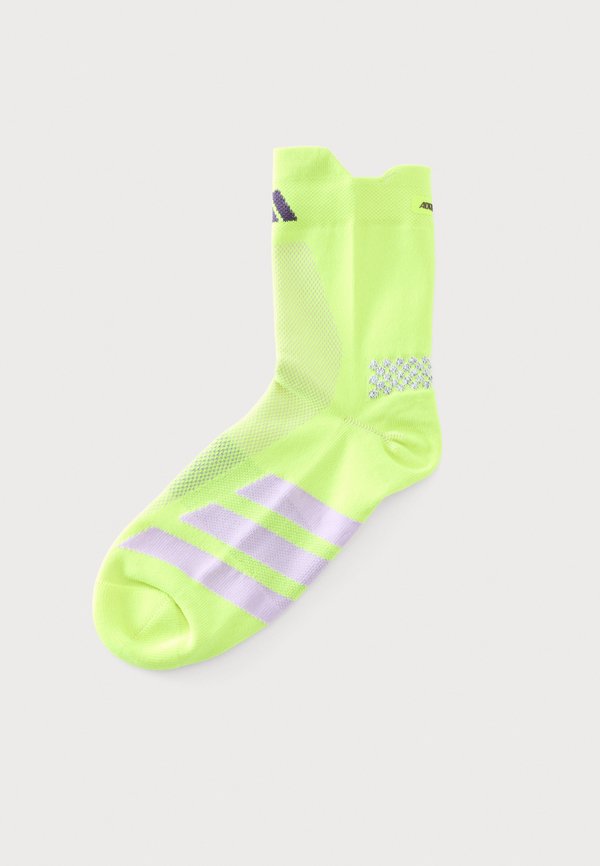adidas Performance RUN ADIZ UNISEX - Sports socks - solar yellow/aurora plum