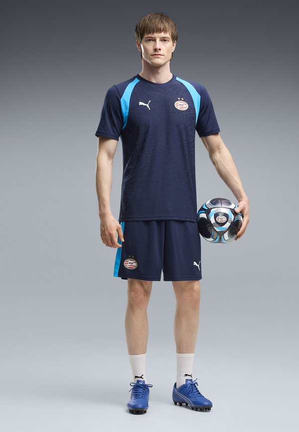 Puma PSV EINDHOVEN TRAININGSSHORTS - Club wear - navy-ocean dive