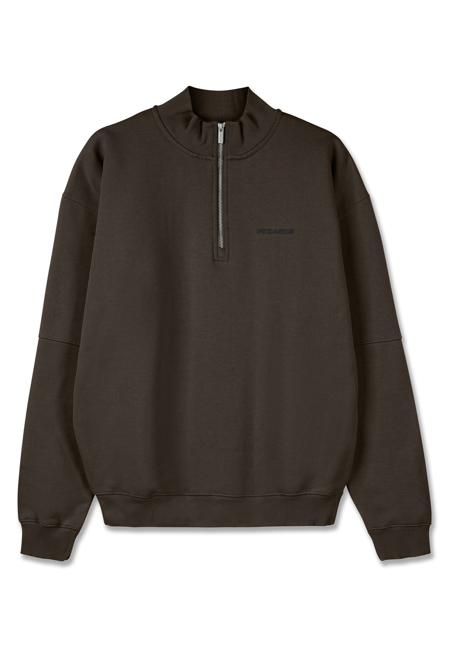 LOGO OVERSIZED HALF ZIP SWEATER - Pegador - View 1