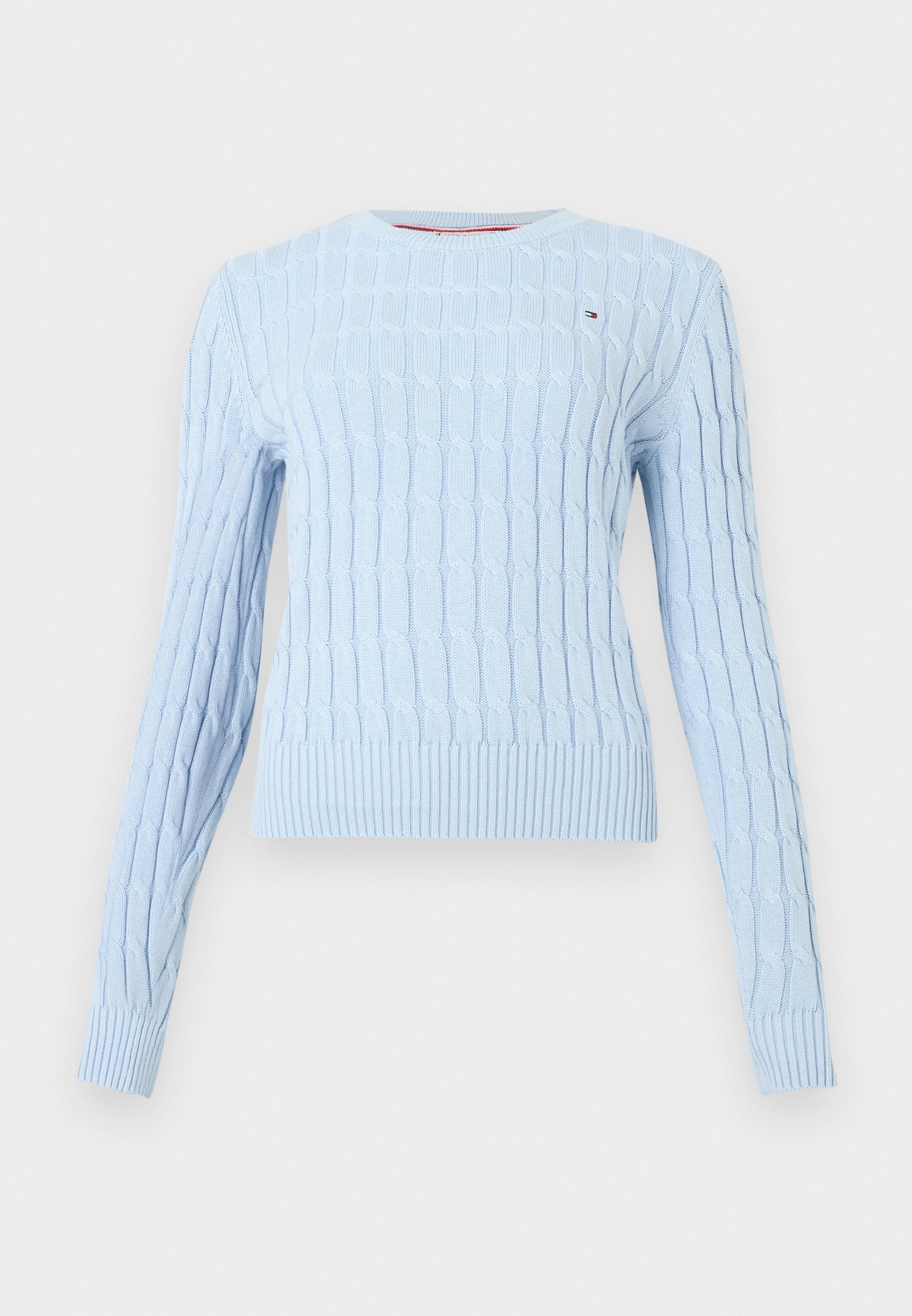 CABLE KNIT CREW NECK JUMPER Media 1