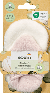 Abschminkpads aus Mikrofaser ebelin