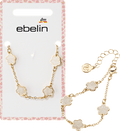 Armband mit Blumen, Gold-Optik ebelin