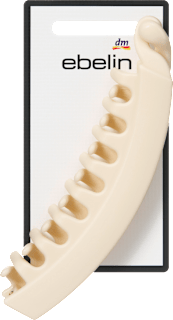 Bananenghaarspange, schwarz/braun/beige ebelin