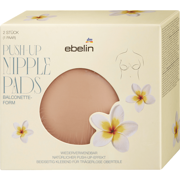 Bandeau Push-up Nipple Polster Touch of Summer (1 Paar) ebelin
