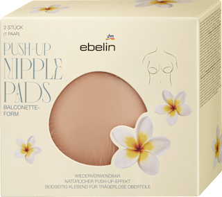 Bandeau Push-up Nipple Polster Touch of Summer (1 Paar) ebelin
