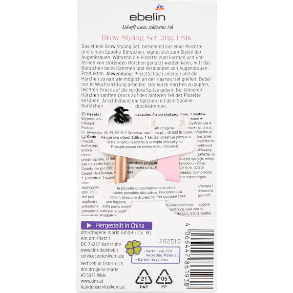 Brow Styling Set Secret Flower Charm 2tlg. ebelin