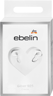 Creolen 925 Silber Herzform ebelin
