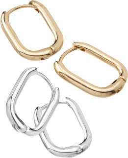 Creolen, Gold- & Silber-Optik ebelin