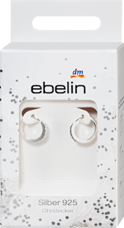 Creolen mit Zirkoniasteinen 925 Silber  ebelin