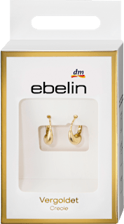 Creolen vergoldet Tropfenform ebelin