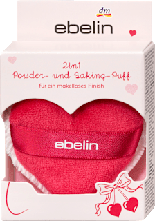Doppelseitiger Powderpuff "Cherry Love" ebelin