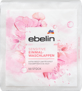 Einmalwaschlappen sensitiv ebelin