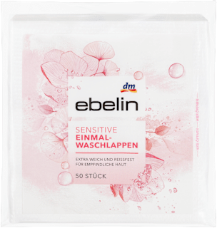 Einmalwaschlappen sensitiv ebelin