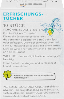 Erfrischungstücher Citrusduft ebelin