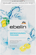 Erfrischungstücher Citrusduft ebelin