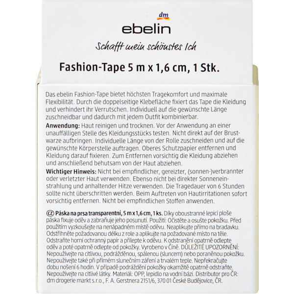 Fashion Tape auf der Rolle Touch of Summer, 5m ebelin