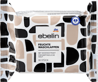 Feuchte Waschlappen Seide ebelin