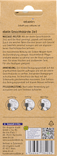 Gesichtsbürste 2n1 ebelin