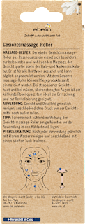 Gesichtsmassageroller aus Rosenquarz ebelin
