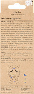 Gesichtsmassageroller aus Sodalith-Feldspat ebelin