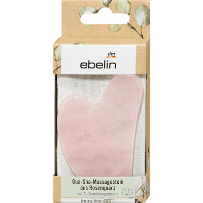 ebelin Gua Sha Y-Stone Rose Quartz, 1 pc