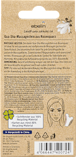 Gua Sha Y-Stein Rosenquarz ebelin