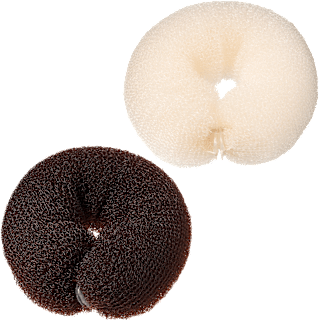 Haar-Donut klein, blond/braun ebelin