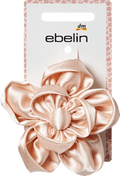 Haar- & Ansteckbrosche Blume, rosa ebelin