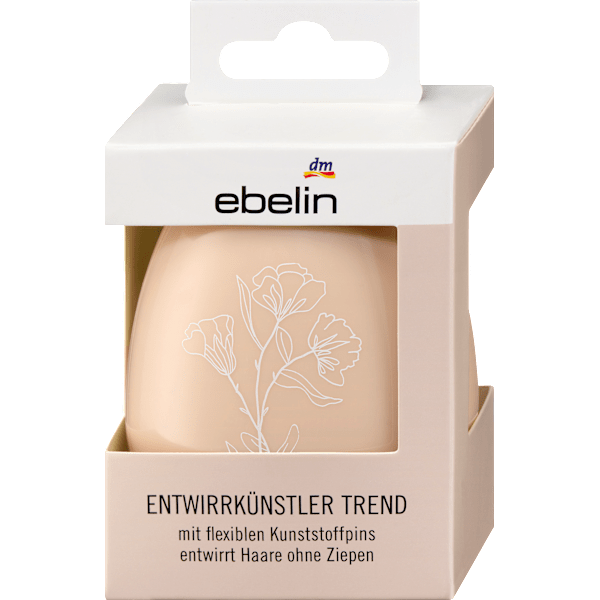 Haarbürste Entwirrkünstler Trend ohne Griff ebelin
