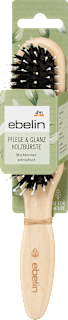 Haarbürste Holz Pflege & Glanz, schmal ebelin
