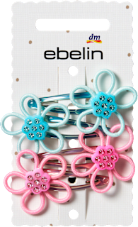 Haarclips Blumen ebelin