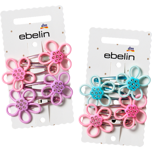 Haarclips Blumen ebelin