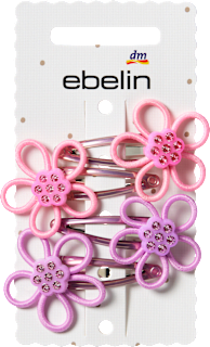 Haarclips Blumen ebelin